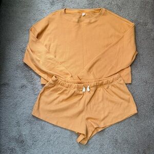 Joe Fresh Two-Piece Loungewear Set - Mustard Yellow